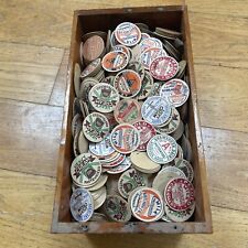 100 Antique Milk Bottle Top Labels