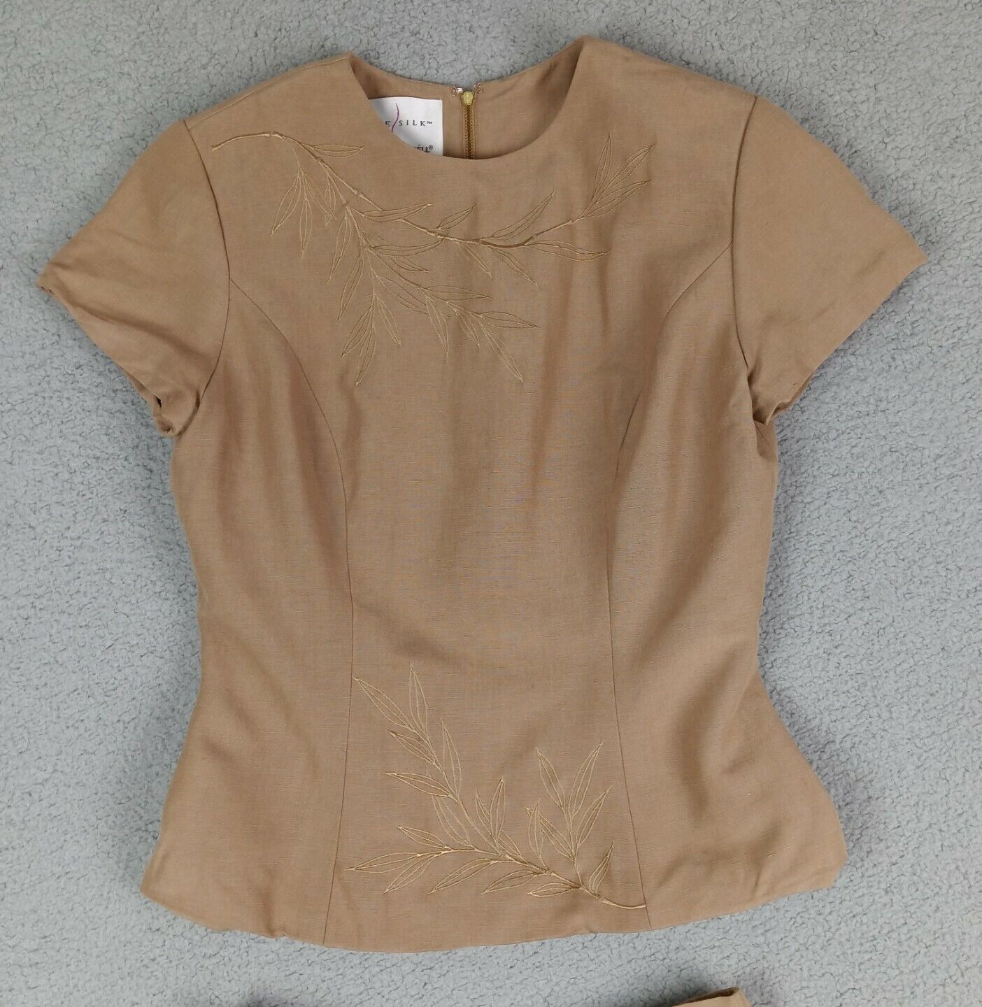 Safe Silk By Adrianna Papell Size 6 Blouse Skirt … - image 3