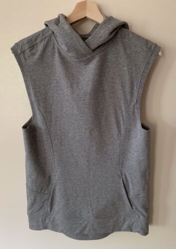 Lululemon 4 Blissed Out Sleeveless Hoodie Heathere