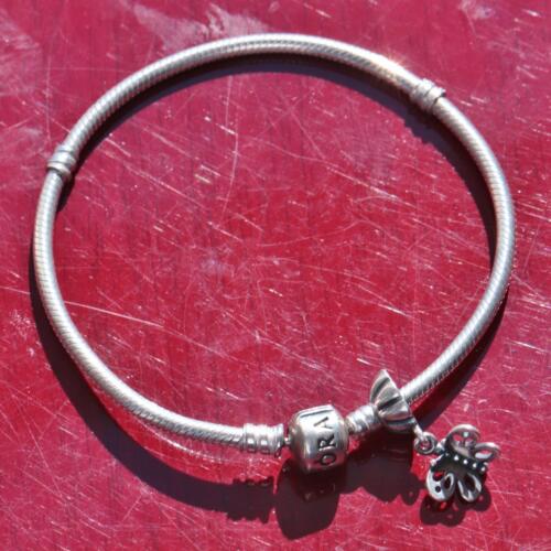 Authentic Pandora Ale 925 sterling silver 8.25" b… - image 1