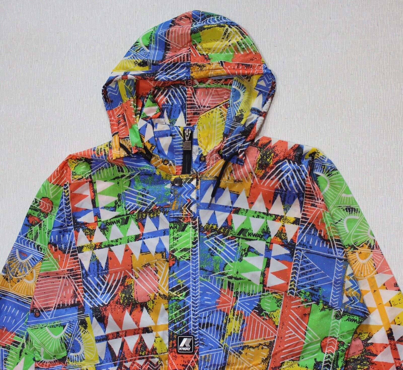 Men's Vintage K-Way Packable Jacket Windbreaker A… - image 2