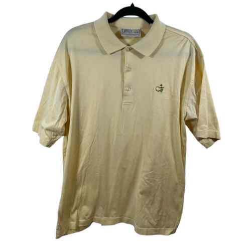 Augusta National Golf Shop Masters Polo Yellow Si… - image 1