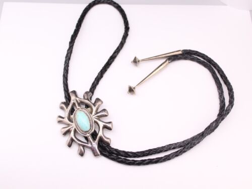 Vintage Navajo Sleeping Beauty Turquoise Sterling… - image 1