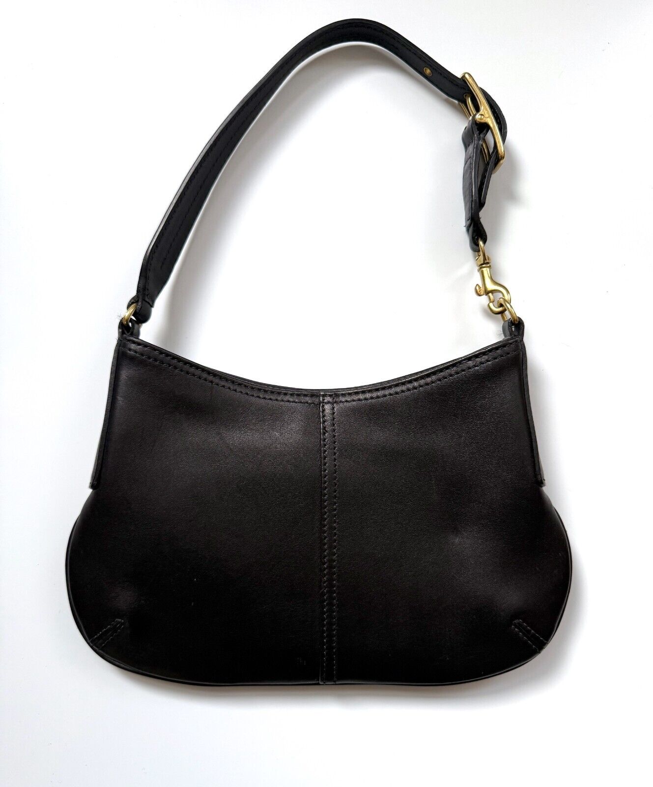 Coach Legacy Vintage Demi Shoulder Bag Black Leat… - image 3