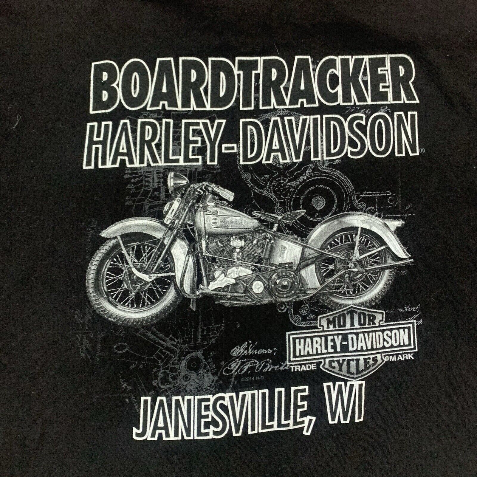 harley davidson military t shirt 2xl - image 9