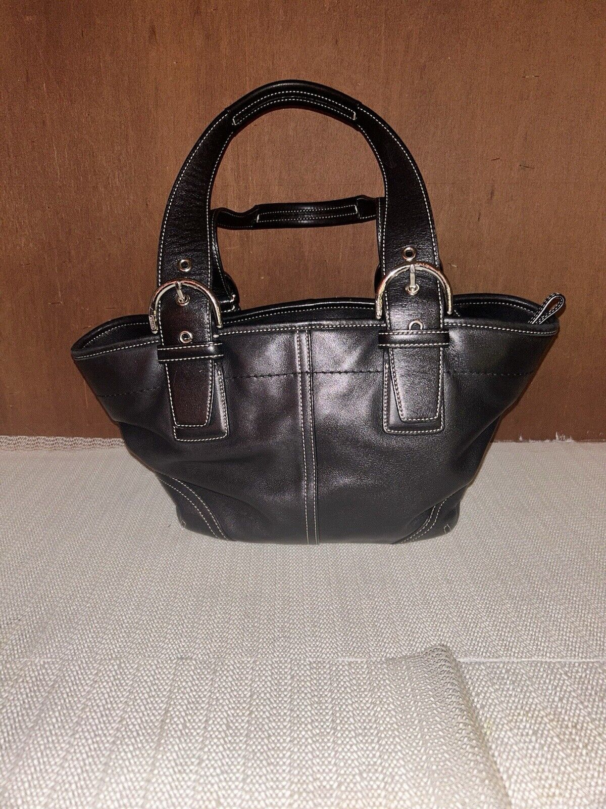 Vintage Coach Soho Tote Black - image 2