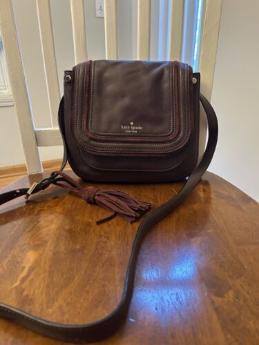 Kate Spade Rianne Pratt Street Burgundy Leather/Su