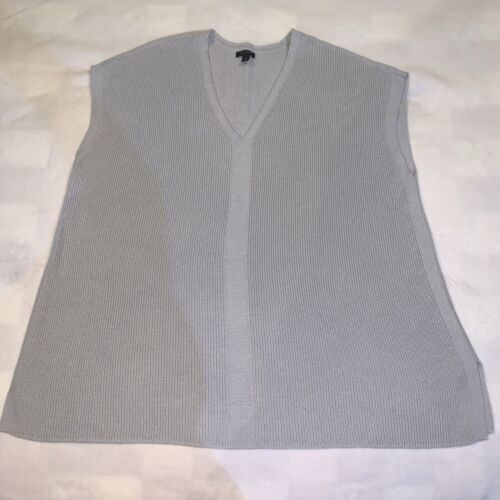 J. Jill Wearever Sweater Vest Womens Marble Gray … - image 1