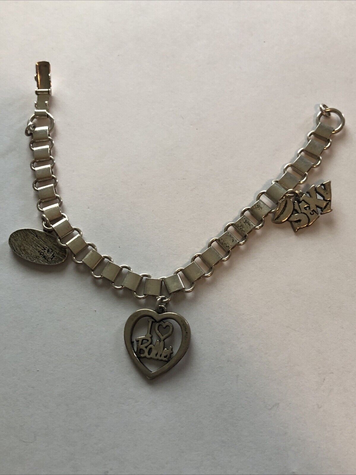 sterling silver 925 charm bracelet - image 6