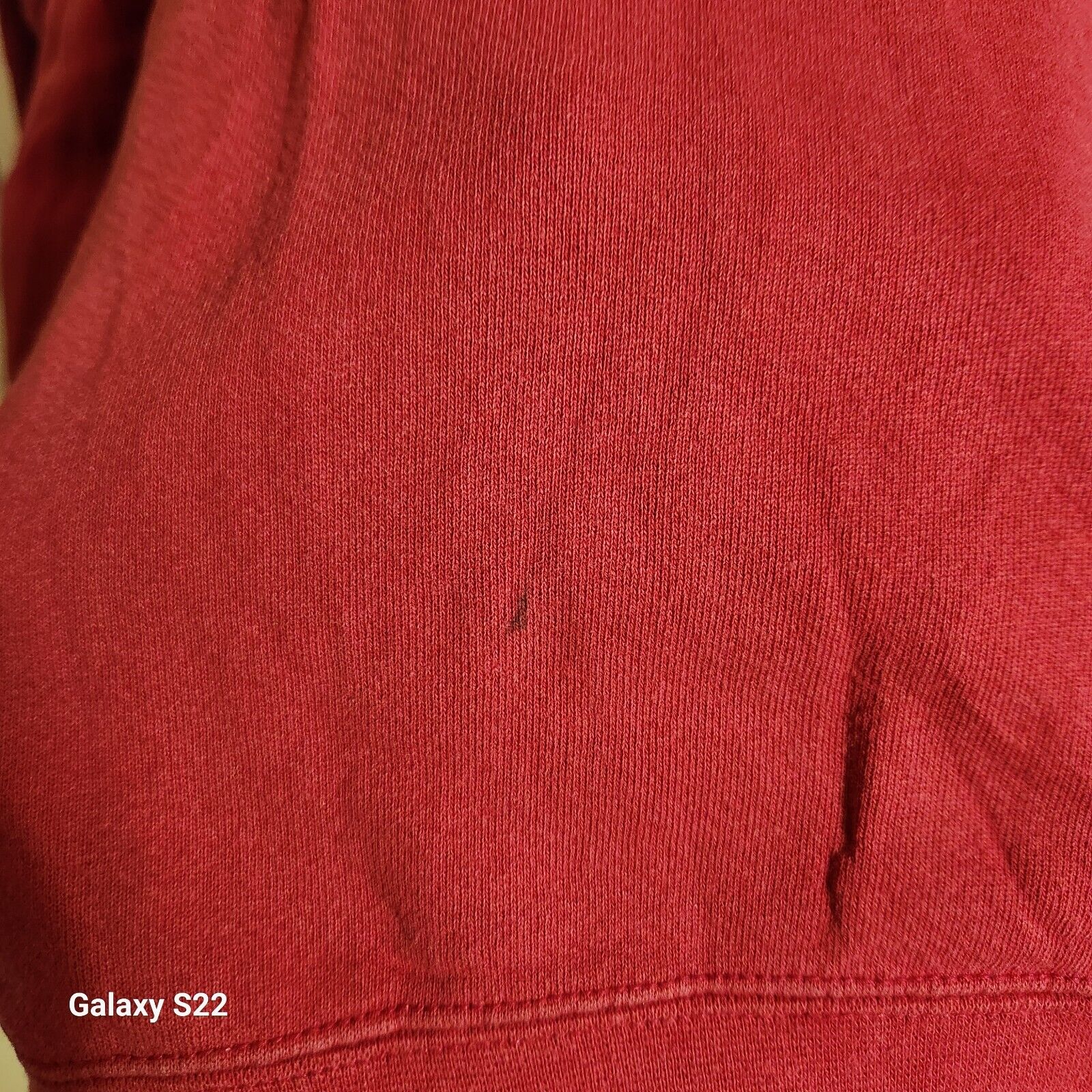 Vtg Y2K Nike Crewneck Red Pullover Sweatshirt Sz … - image 5