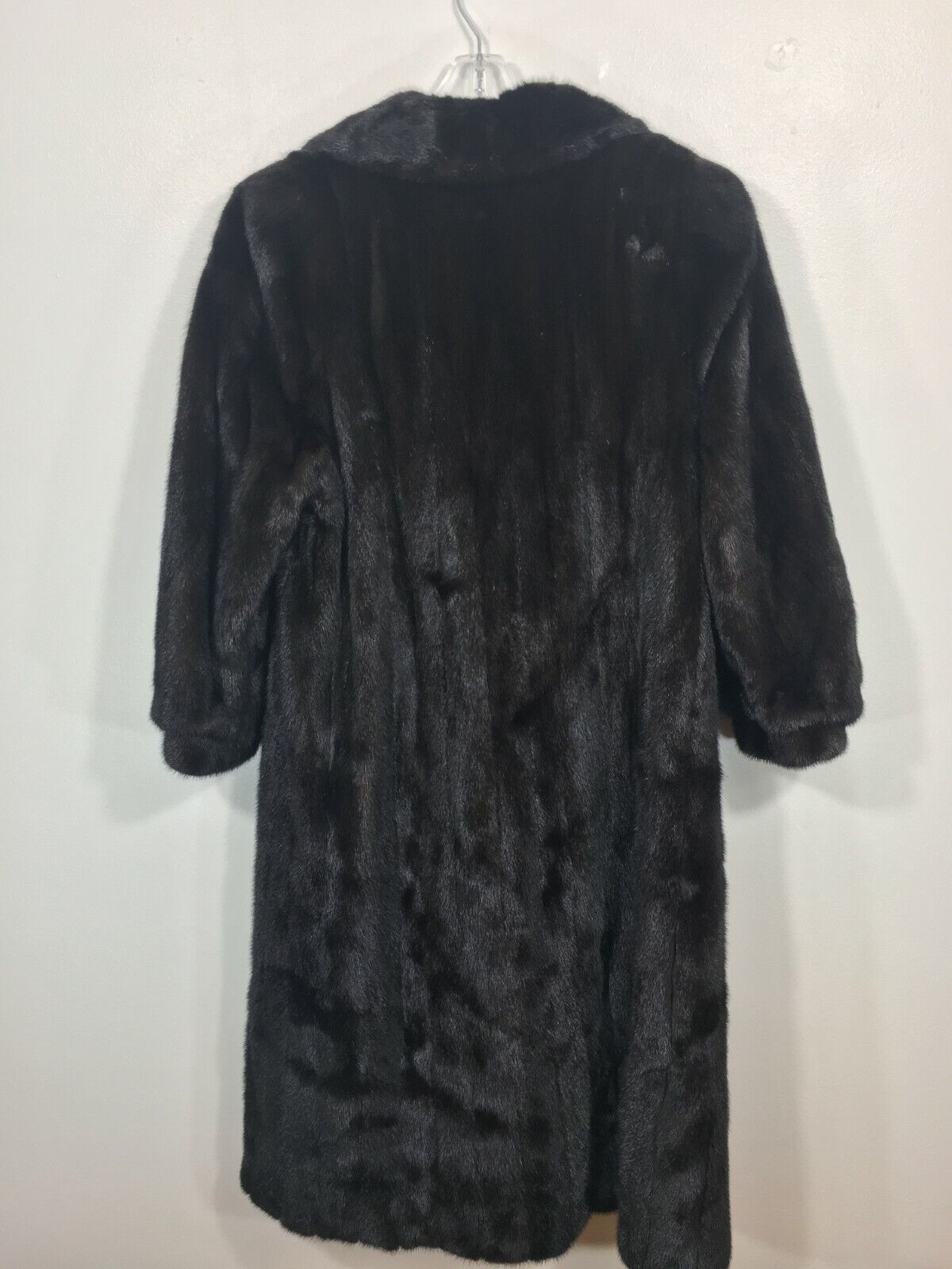 Classic MINK fur coat black Women's Medium jacket - image 3