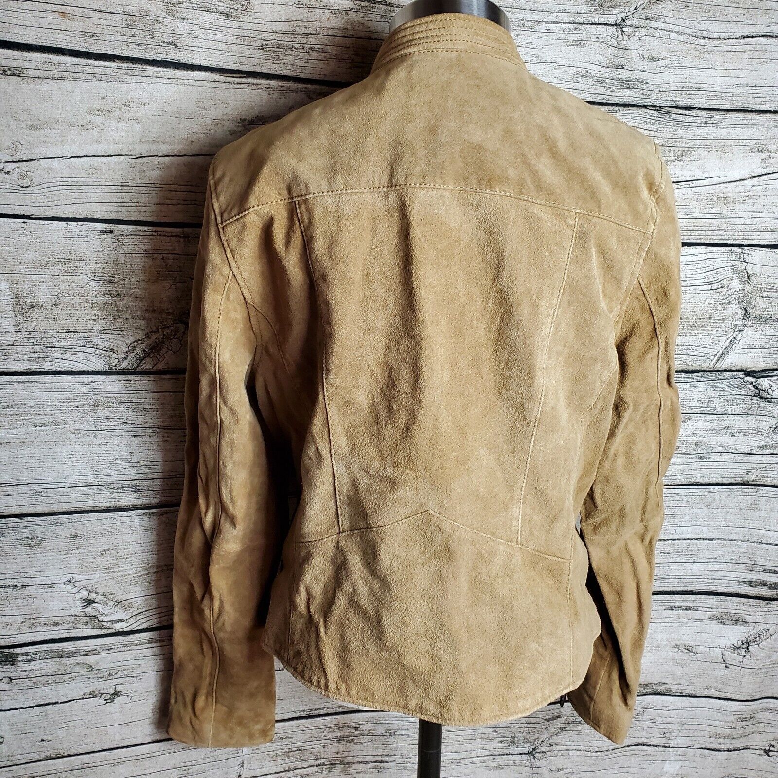 BLANK NYC suede moto jacket size XL - image 4