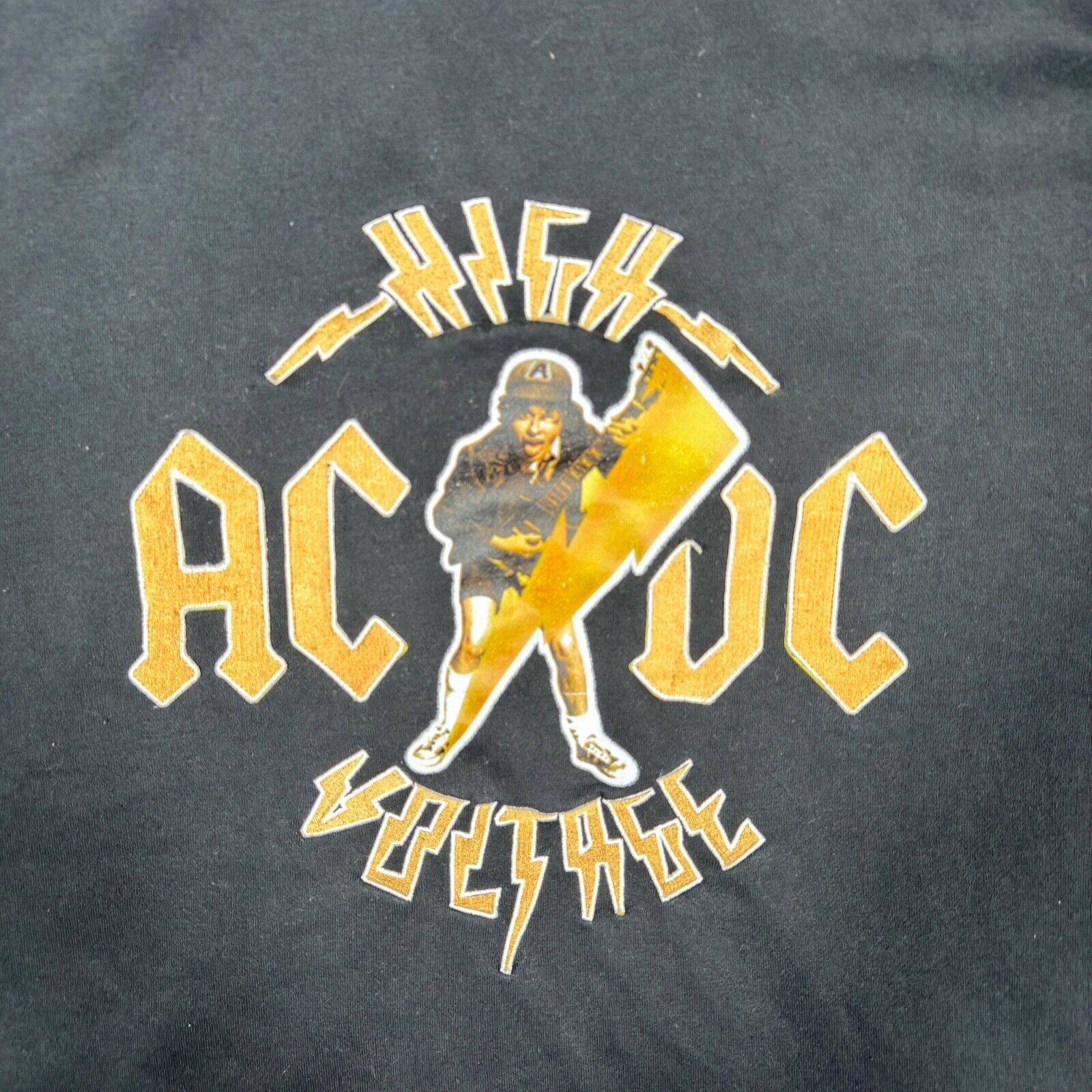 ACDC Hoodie Extra Large Unisex High Voltage Black… - image 4