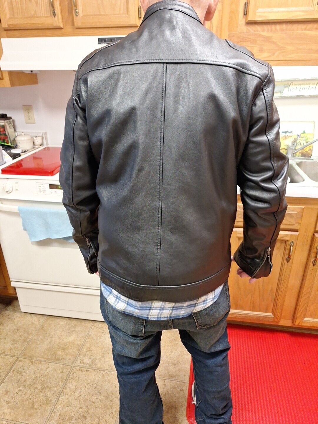 real leather jacket men - image 9