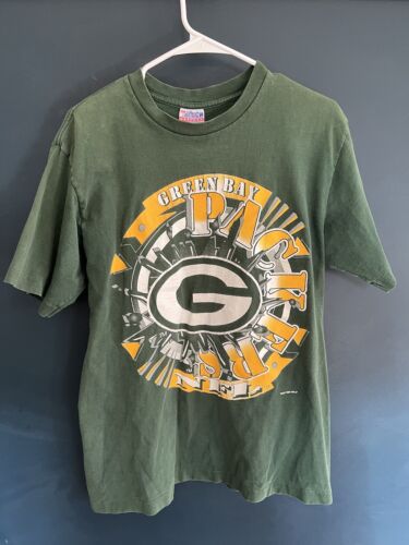 Vintage Green Bay Packers T-Shirt Size Large Gree… - image 1