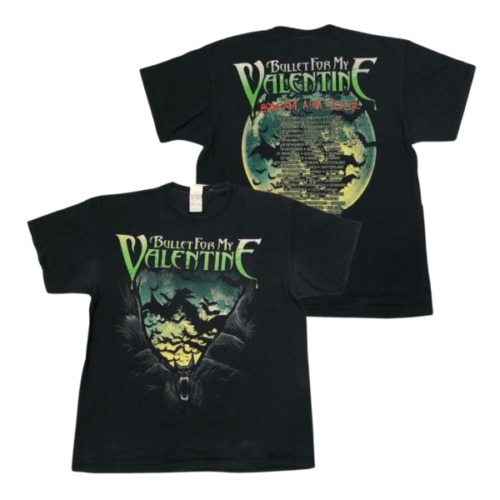 Bullet for My Valentine Scream Aim Tour Black T-s… - image 1