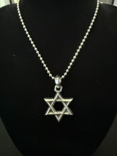 chrome hearts small star of david pendant necklace - image 1