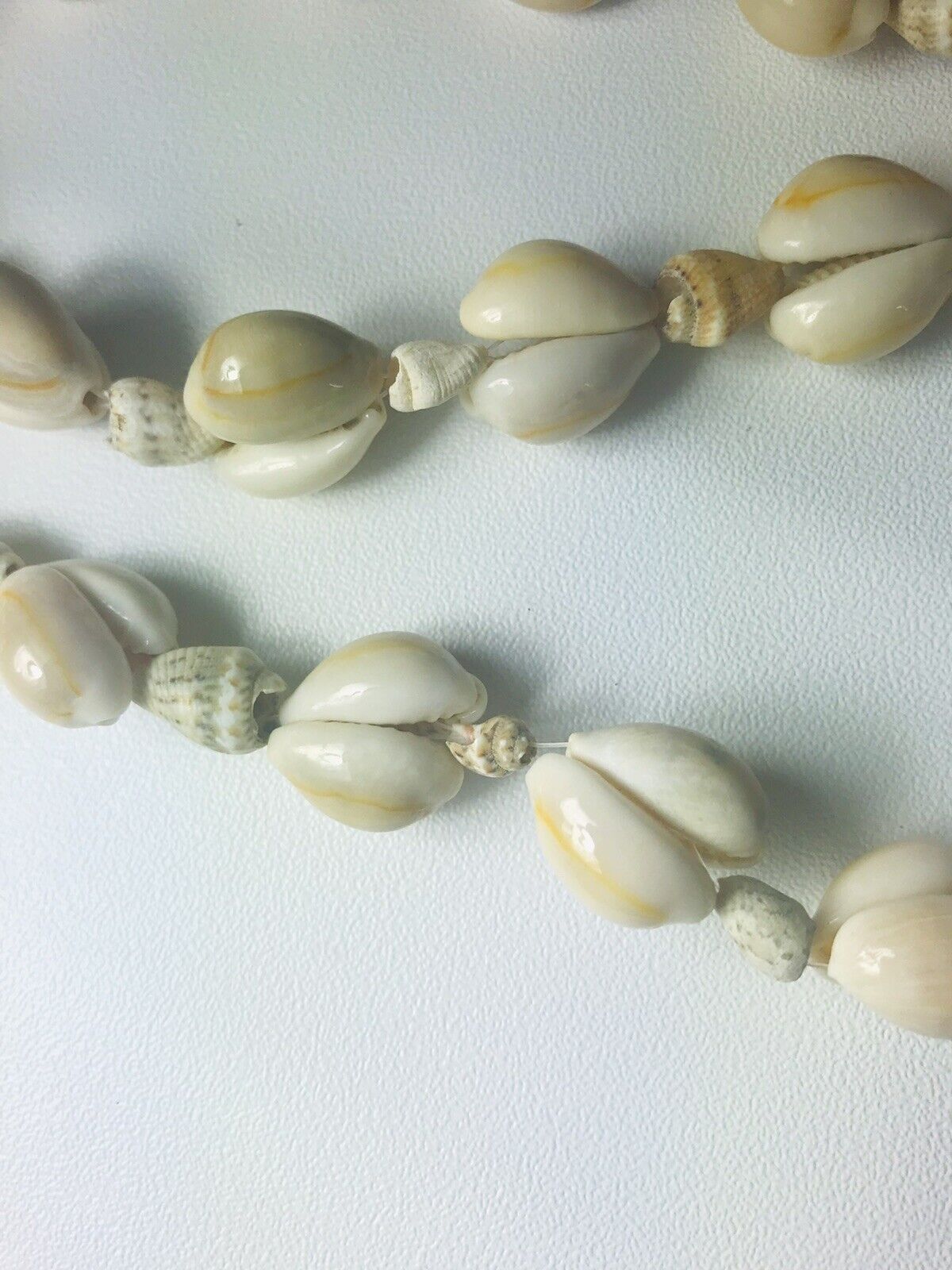 Shell 36" Necklace Hawaiian Vintage VISCO Lei Fer… - image 10