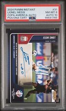 2024 Panini Instant LIONEL MESSI Copa America Auto /10 PSA 8/10