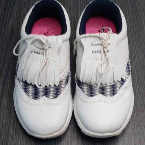 Sketchers Go Golf Kiltie Shoes White/Navy Women's 