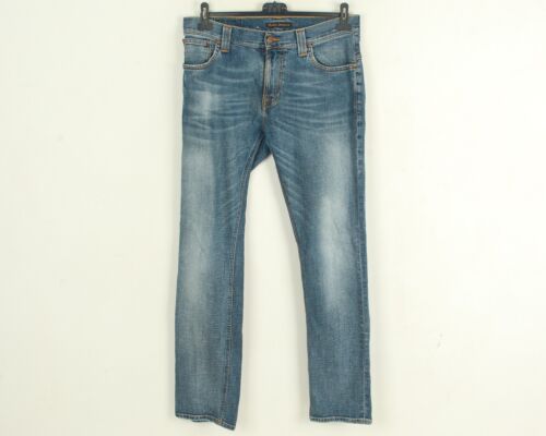 NUDIE JEANS Thin Finn Organic Summer Indigo W31 L… - image 1