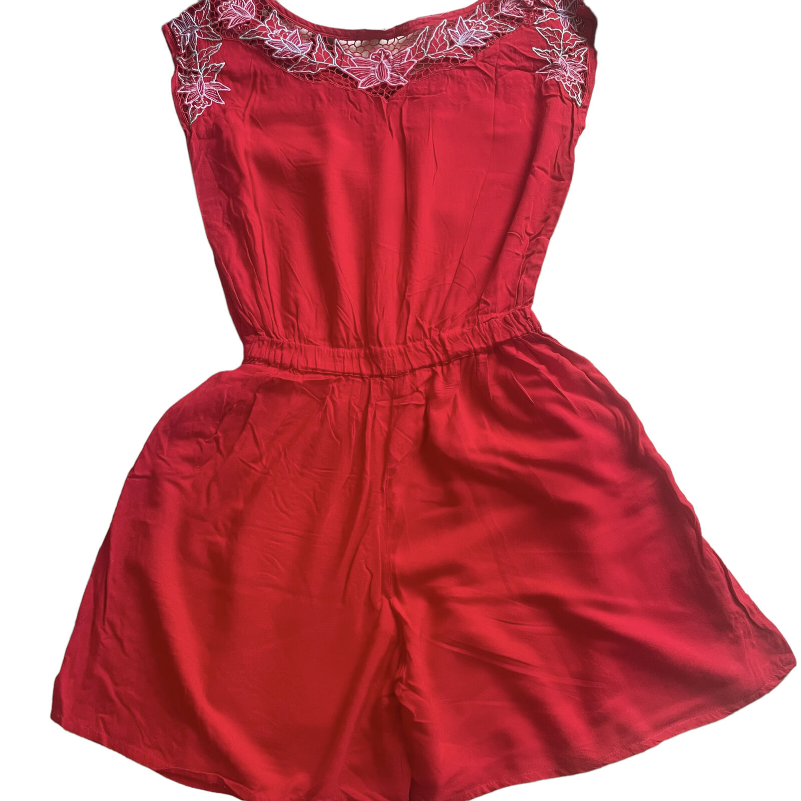 Vintage Bali Sky Red Romper size s - image 10