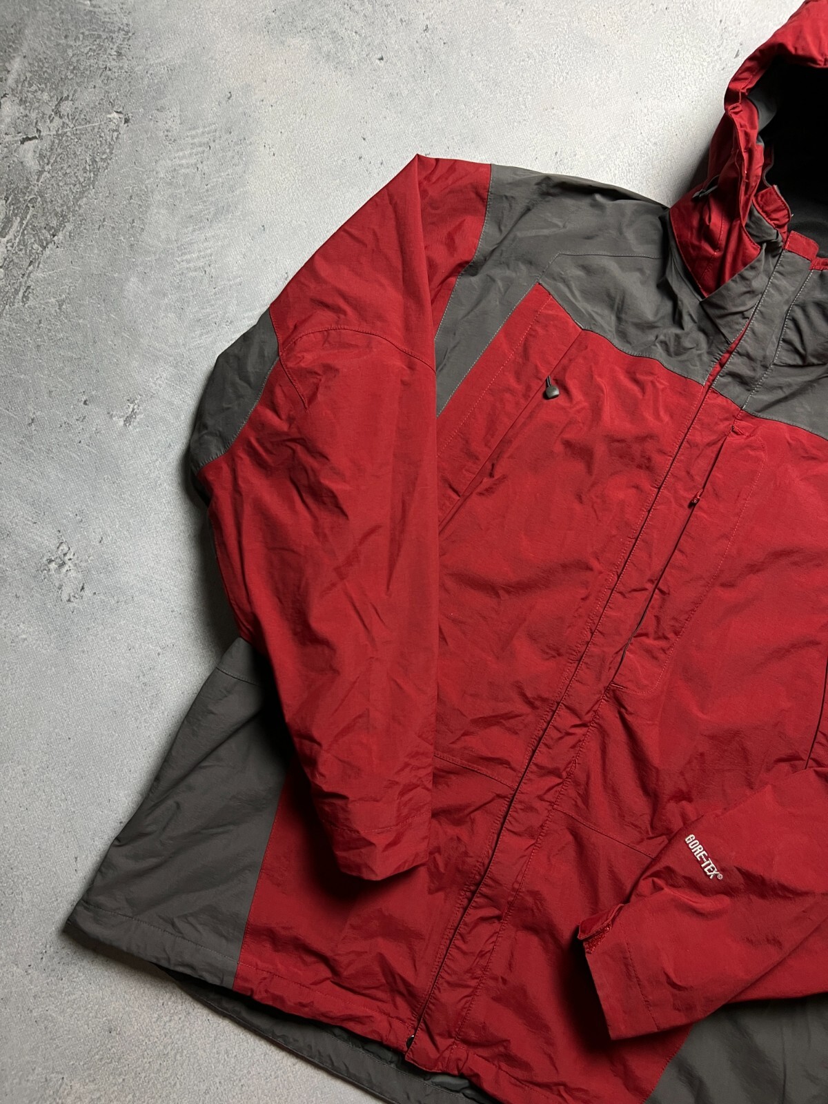 The North Face 00s Mountain Jacket Goretex Red Ra… - image 3