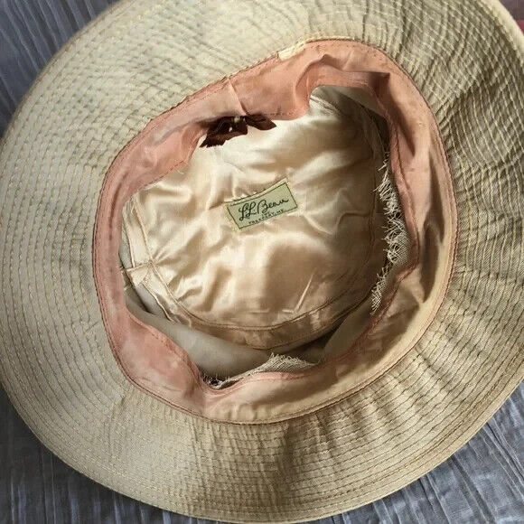 Vintage tan L L BEAN mens or womans fishing hat b… - image 7