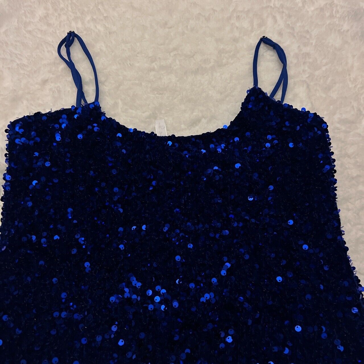 Lucy in the Sky blue sequin dress - image 5