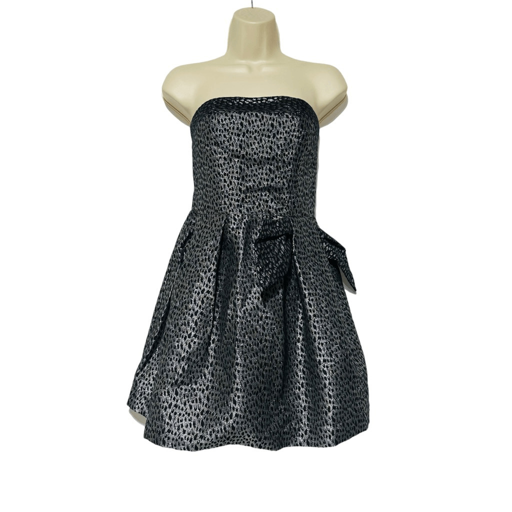 Women’s Charlotte Russe Silver Leopard Mini Dress… - image 1