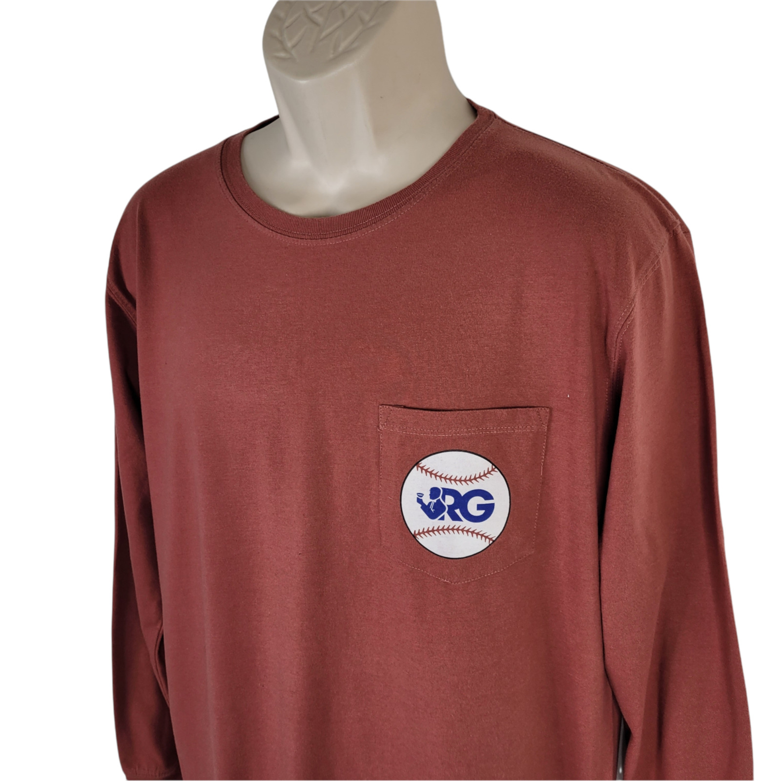 Rowdy Gentleman Shirt Mens Large Red Long Sleeve … - image 2