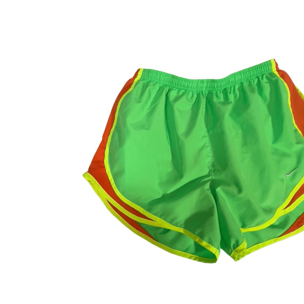 Nike Neon Green Yellow Athletic Running Shorts la… - image 3