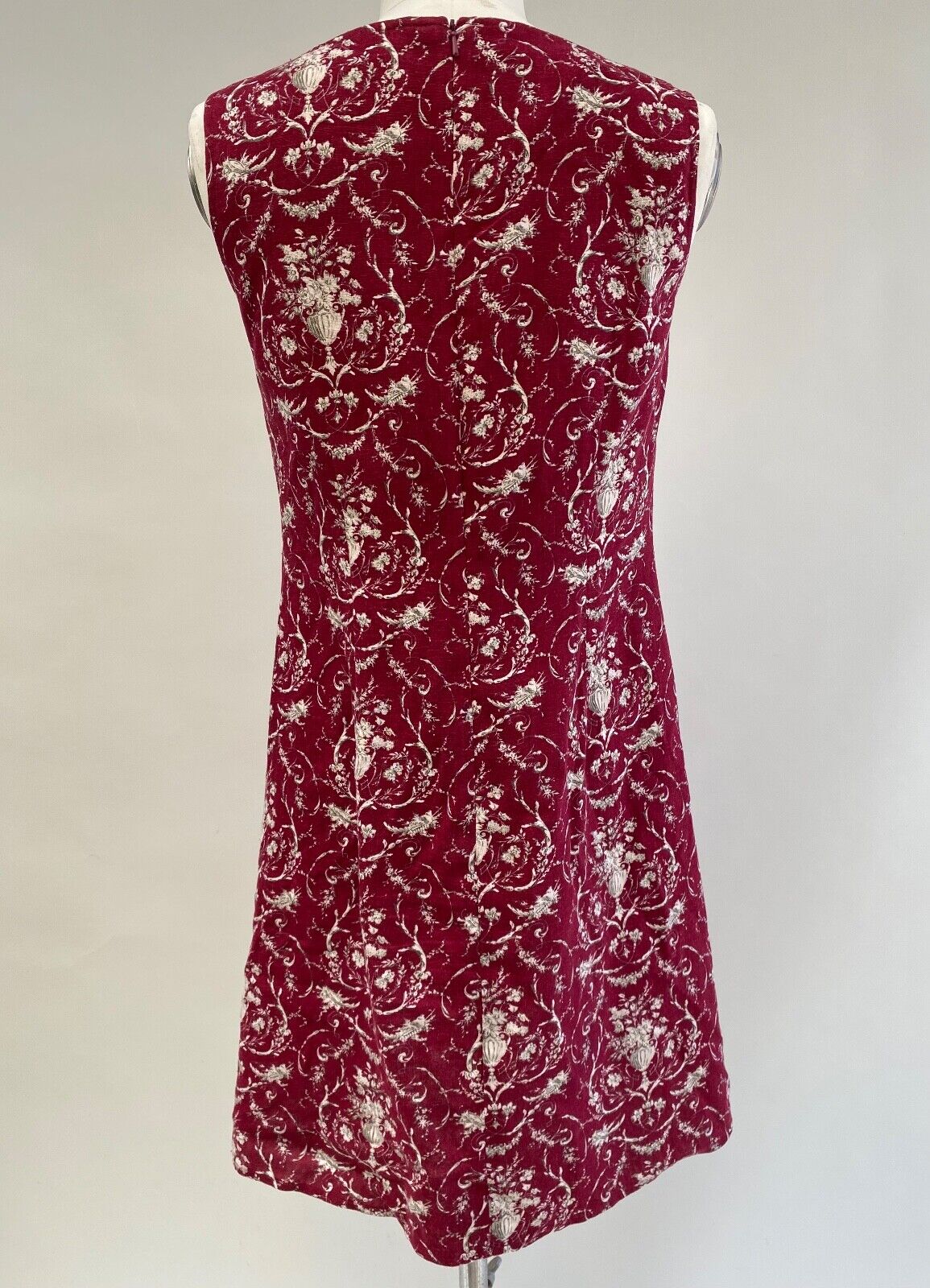 Talbots Petite Sheath Dress Red Linen Blend Toile… - image 18