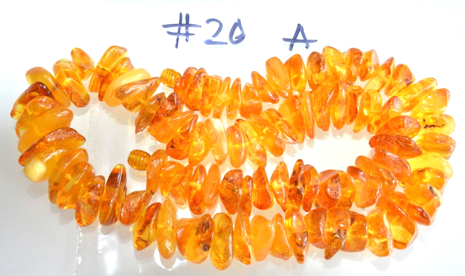 80gr RUSSIAN SOVIET BALTIC AMBER BEAD NECKLACE 琥珀… - image 19