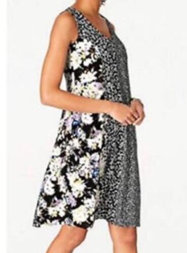 J. Jill Wearever Collection Floral Sleeveless Dres