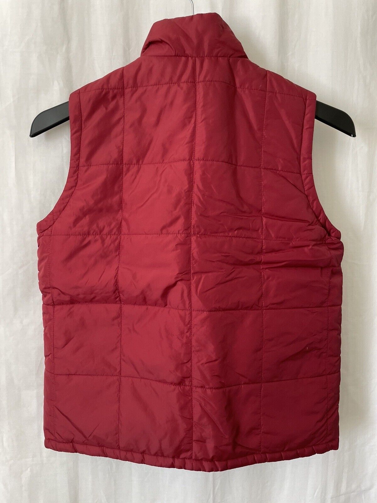 Abercrombie And Fitch Womens sz S Vest Solid Red … - image 2