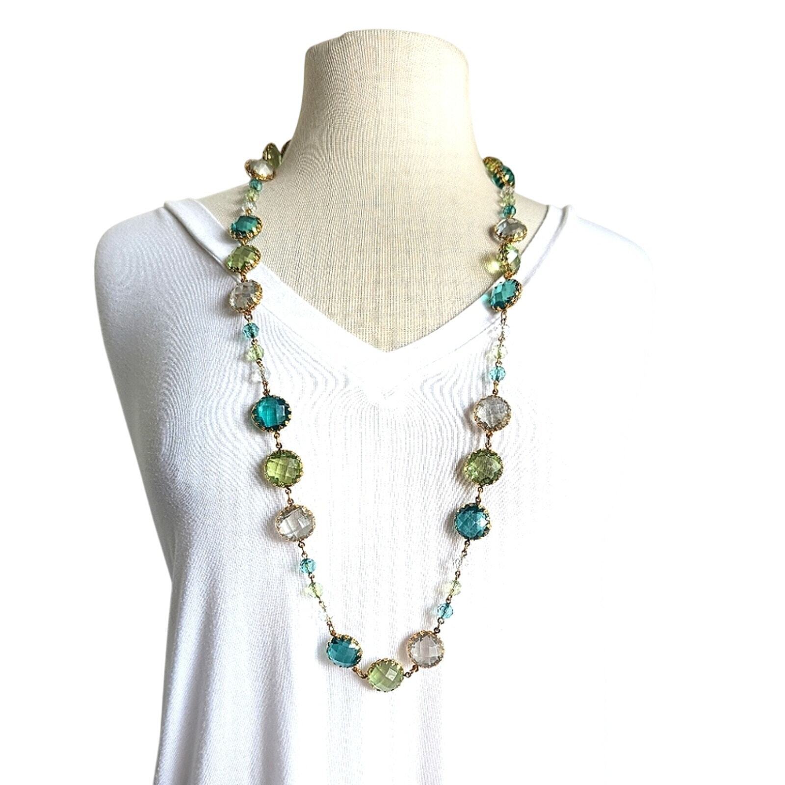 Joan Rivers Vintage Beaded Long Necklace 💎 Multi… - image 1