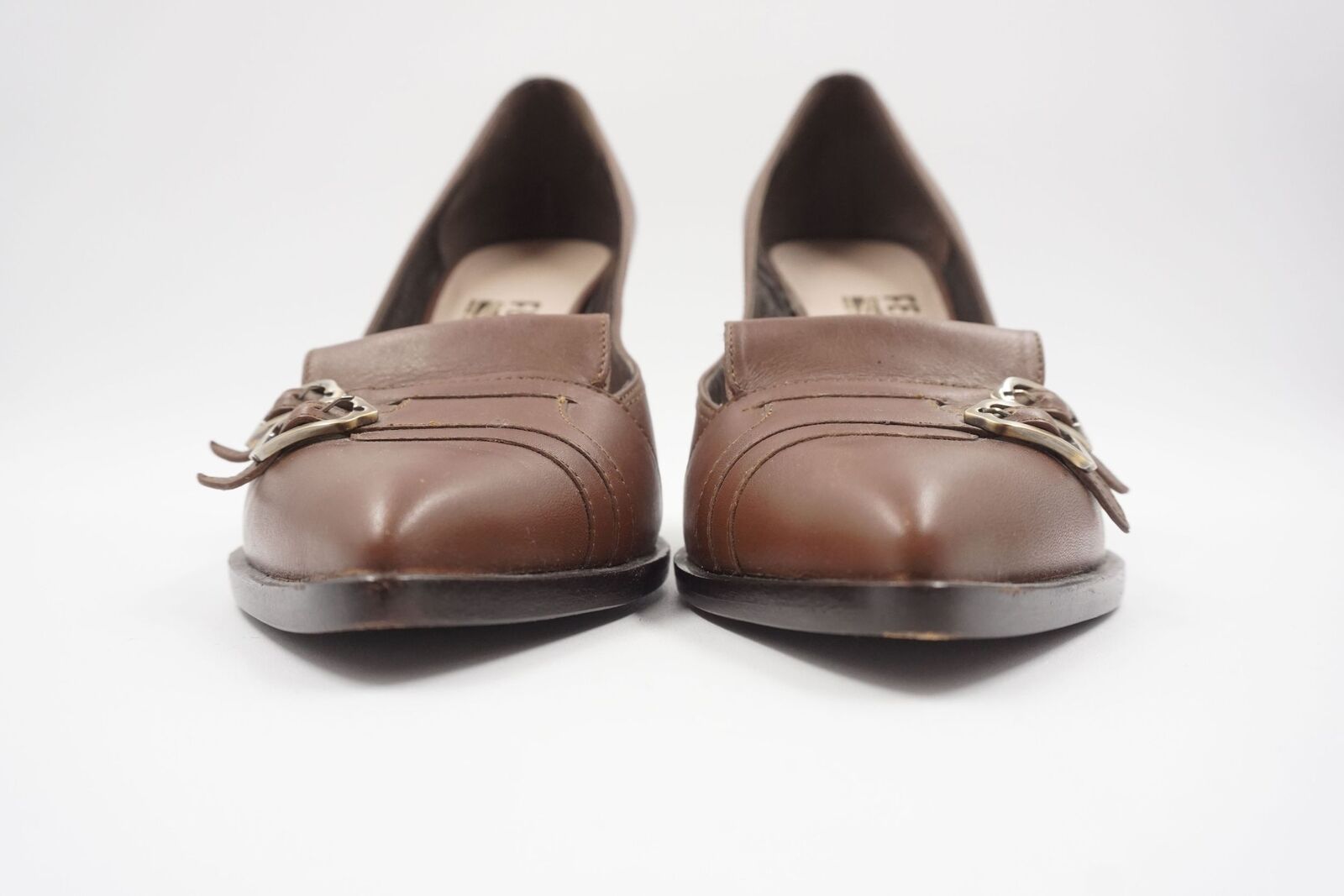 Salvatore Ferragamo Pumps Shoes EU 38.5 Brown Buc… - image 6