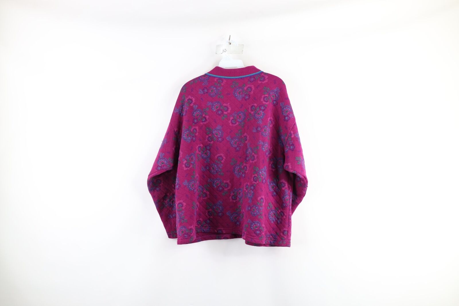 Vtg 90s Streetwear Womens 22W Faded Quilted Flowe… - image 5