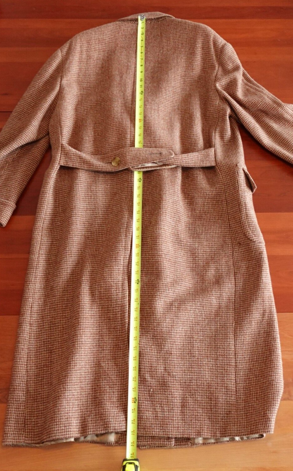 Polo Ralph Lauren Coat Men 44 Brown Overcoat Long… - image 17