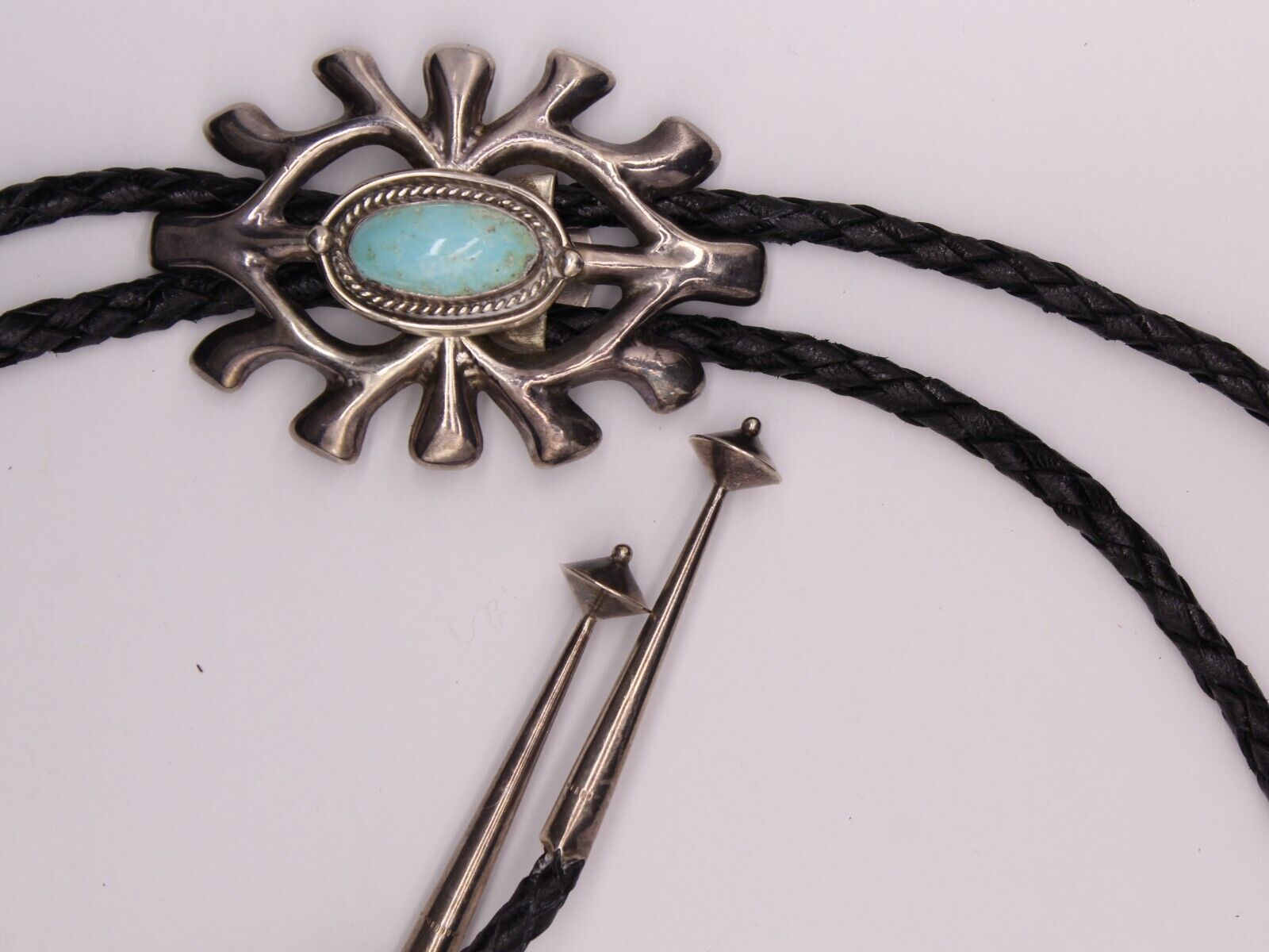 Vintage Navajo Sleeping Beauty Turquoise Sterling… - image 14