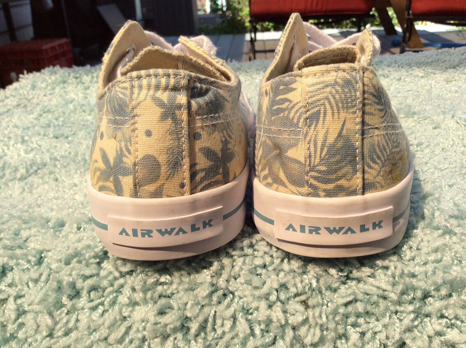 AIRWALK Sneakers Floral Canvas Size 9.5 Super Cut… - image 5