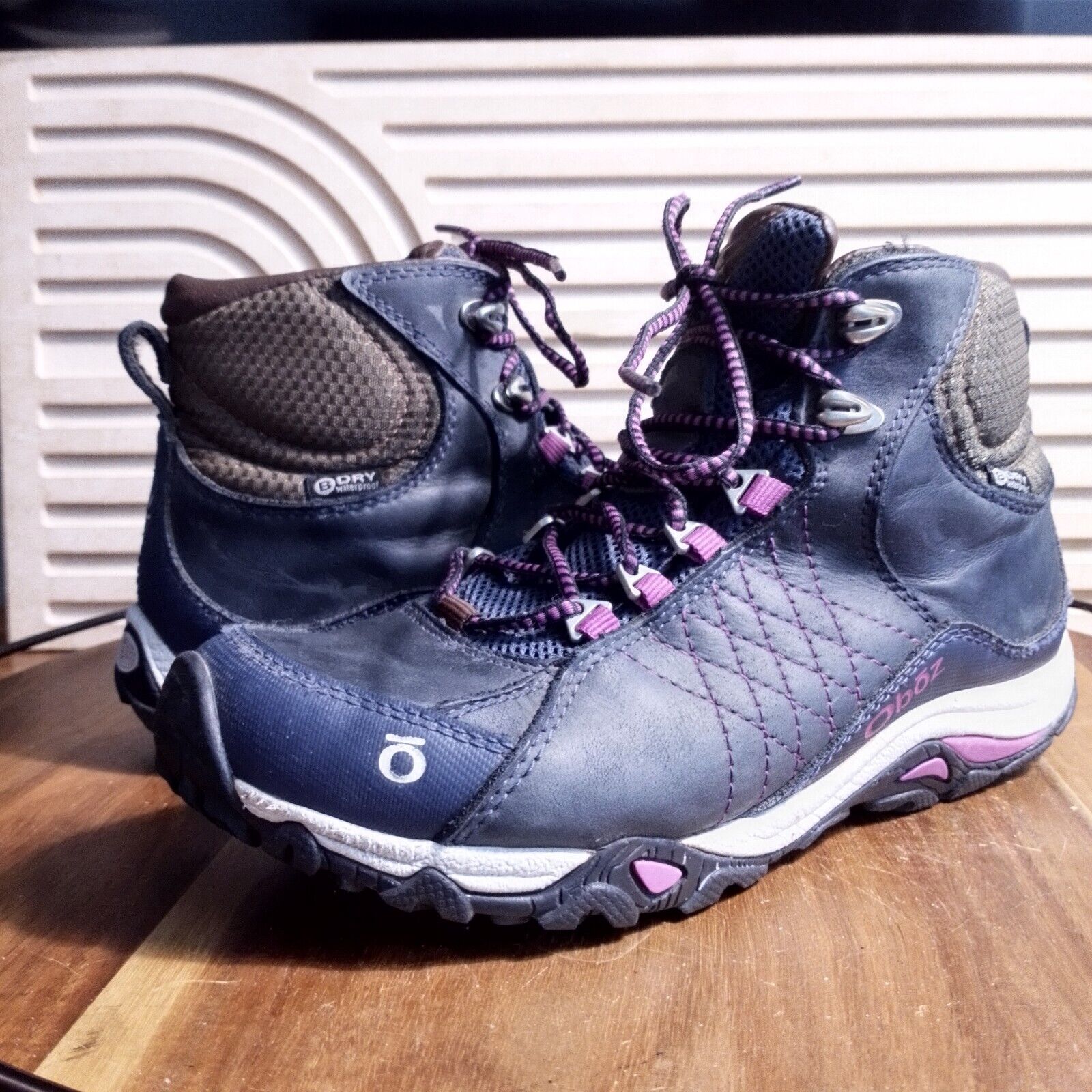 OBOZ Hiking Boots-Sapphire Womens Sz 7 Mid Waterp… - image 3