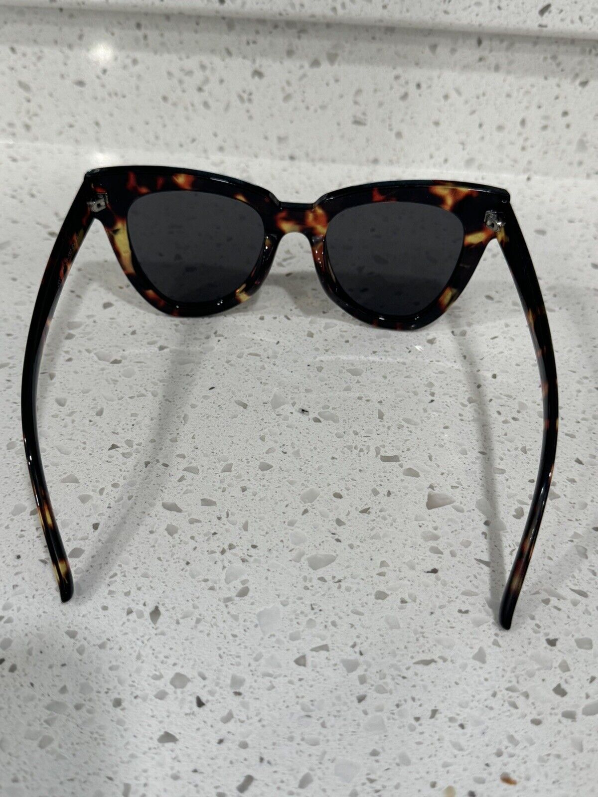 Vintage Faux Tortoise Cat Eye Large Frame Women's… - image 3