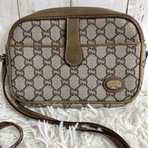 Gucci Shoulder Bag Old Gucci GG Supreme Leather A… - image 1