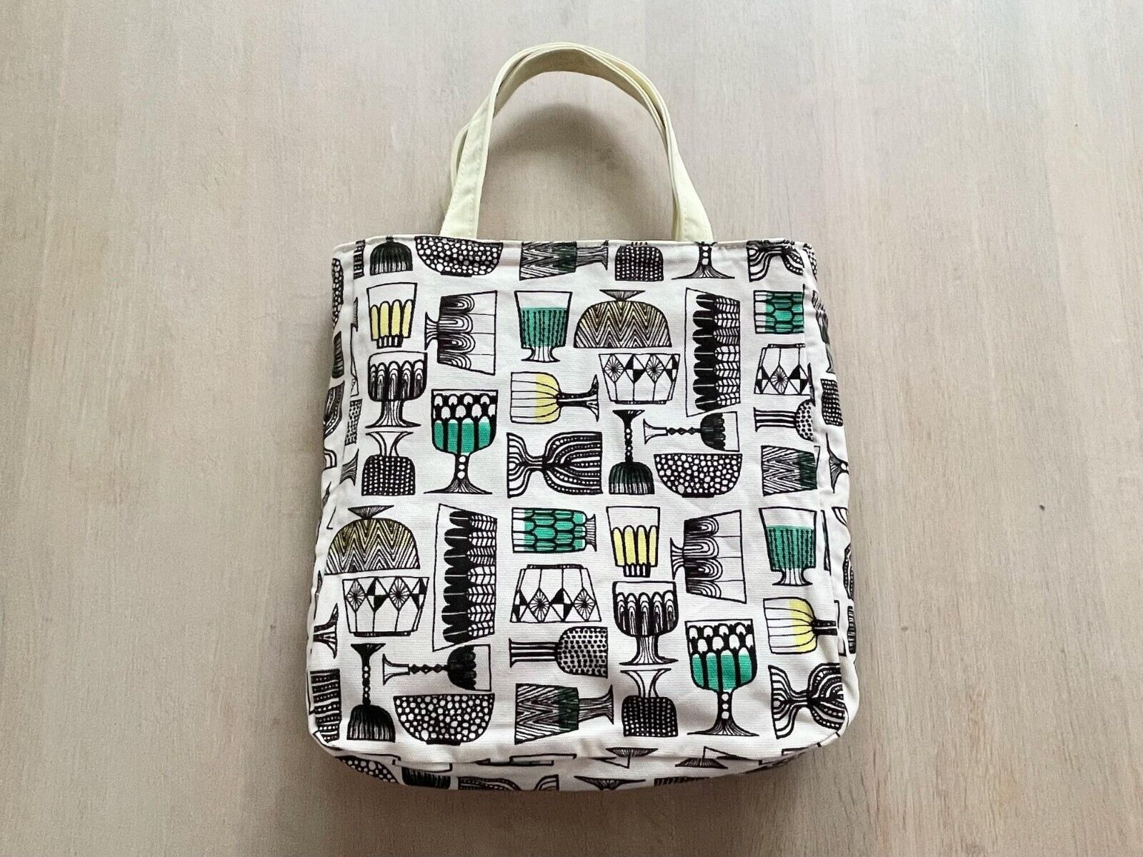 Reversible MARIMEKKO Canvas tote bag, Shoulder Bag - image 9