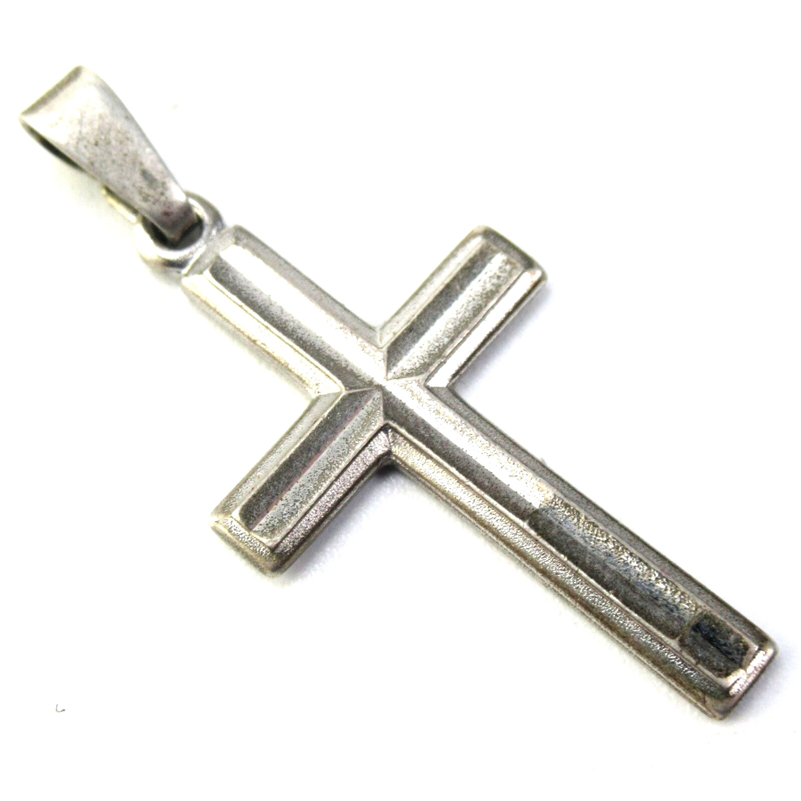 Designer Cross Pendant 925 Sterling Silver Cross … - image 1