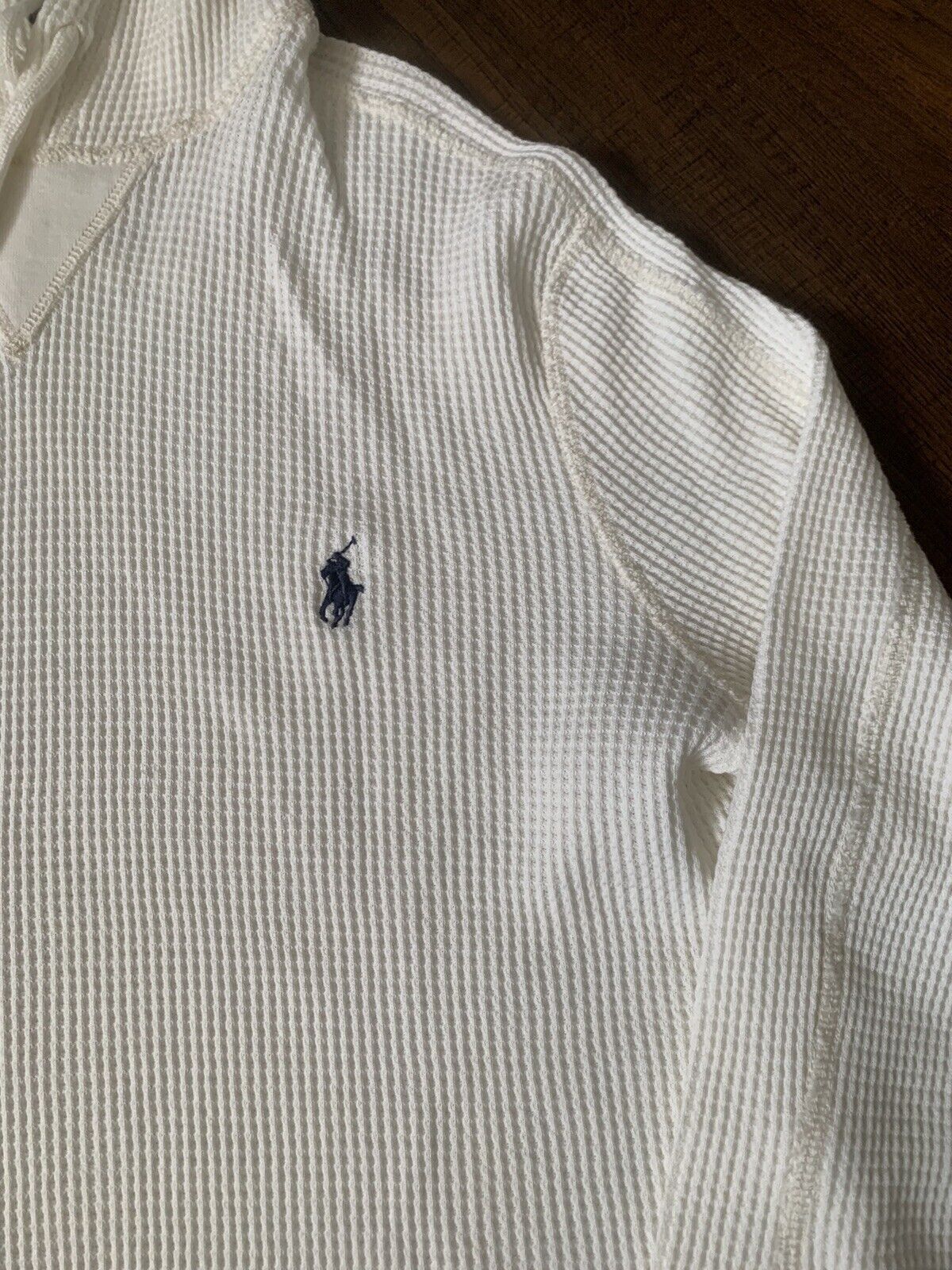 vtg polo ralph lauren mens white hoodie - image 6