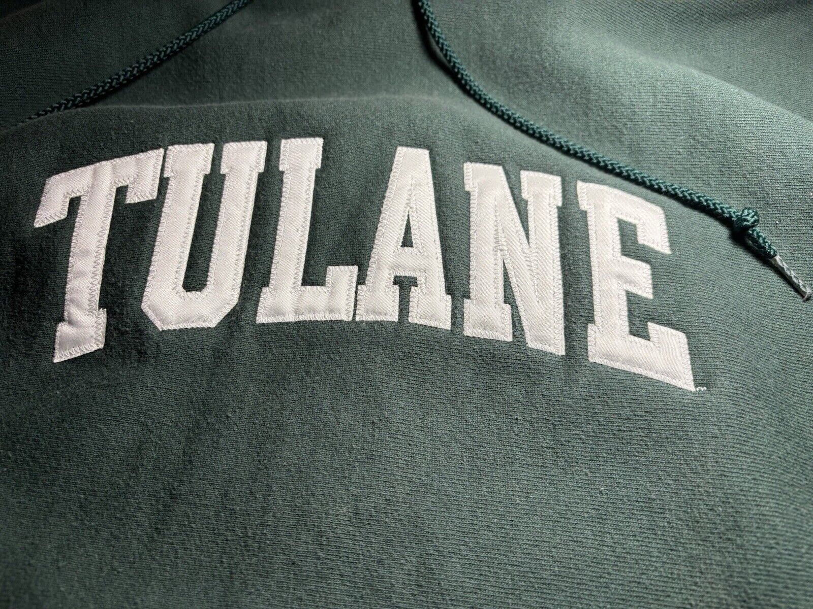 90s Y2K Champion Reverse Weave Tulane Green Wave … - image 4