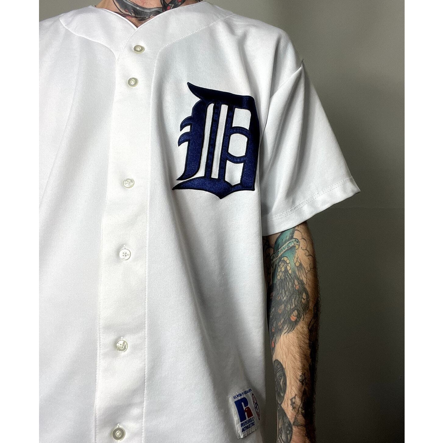 Vintage 90's Russell Detroit Tigers MLB Baseball … - image 2